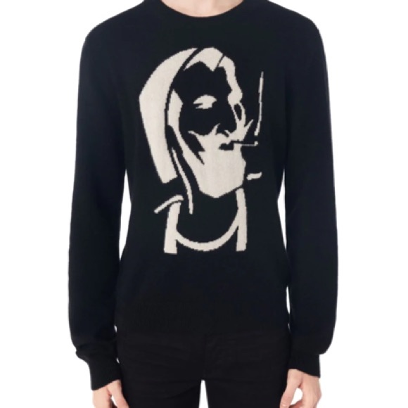 AMIRI x ZigZag Cashmere SweaterCashmere Material •oversized distressed look